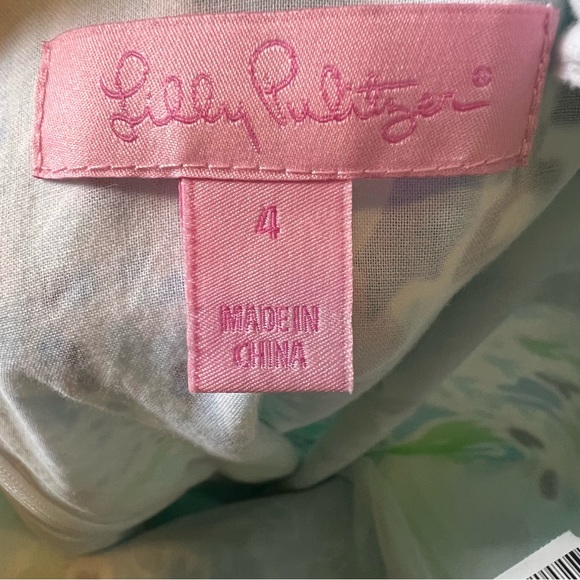 🩵🌴 Lilly Pulitzer • Janice Shift Dress Spa Blue Let's Cha Cha•SIZE 4 - Picture 8 of 13